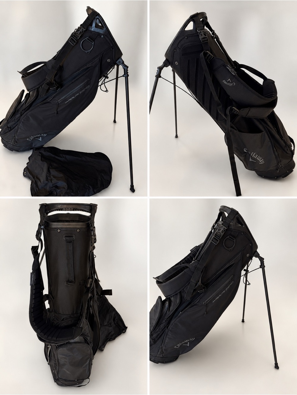 Callaway Black Golf Bag - Lightweight Carry Stand